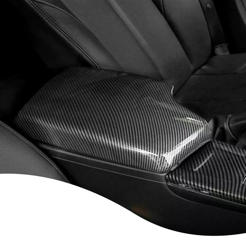 ABS Carbon Fiber Color Center Console Armrest Storage Box Protection Cover Trim For BMW F30 F32 F34 3 4 Series 2013-