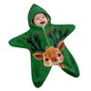Baby Swaddle Blanket with - Flannel -Startle Wrap for Newborns, Christmas Print Sleep Sack for Boys Girls, Portable Outdoor Swaddle