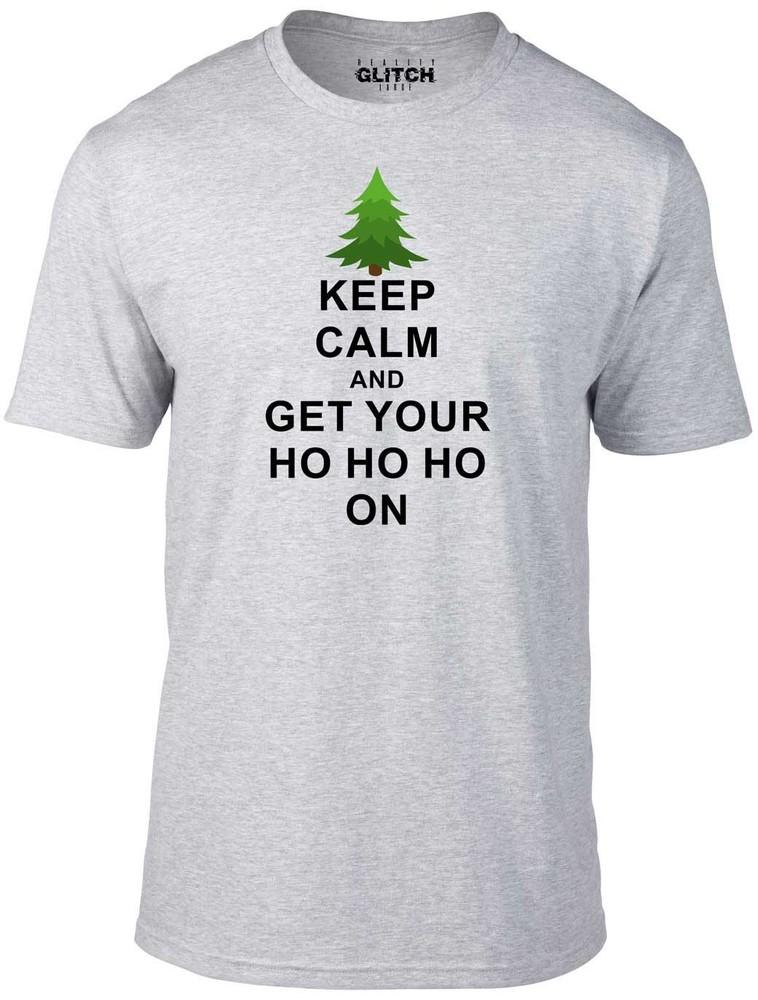 

Keep Calm and Ho Ho Ho Men s T-Shirt Xmas Christmas Santa Father Christmas 4XL