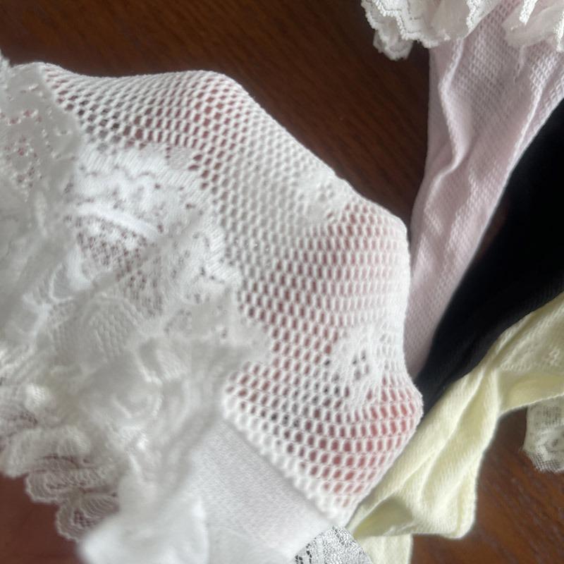 Sweet Lace Ruffles Women Socks Summer Spring Knee-high Stockings Female Breathable Mesh Long Socks Girls JK High Tube Socks