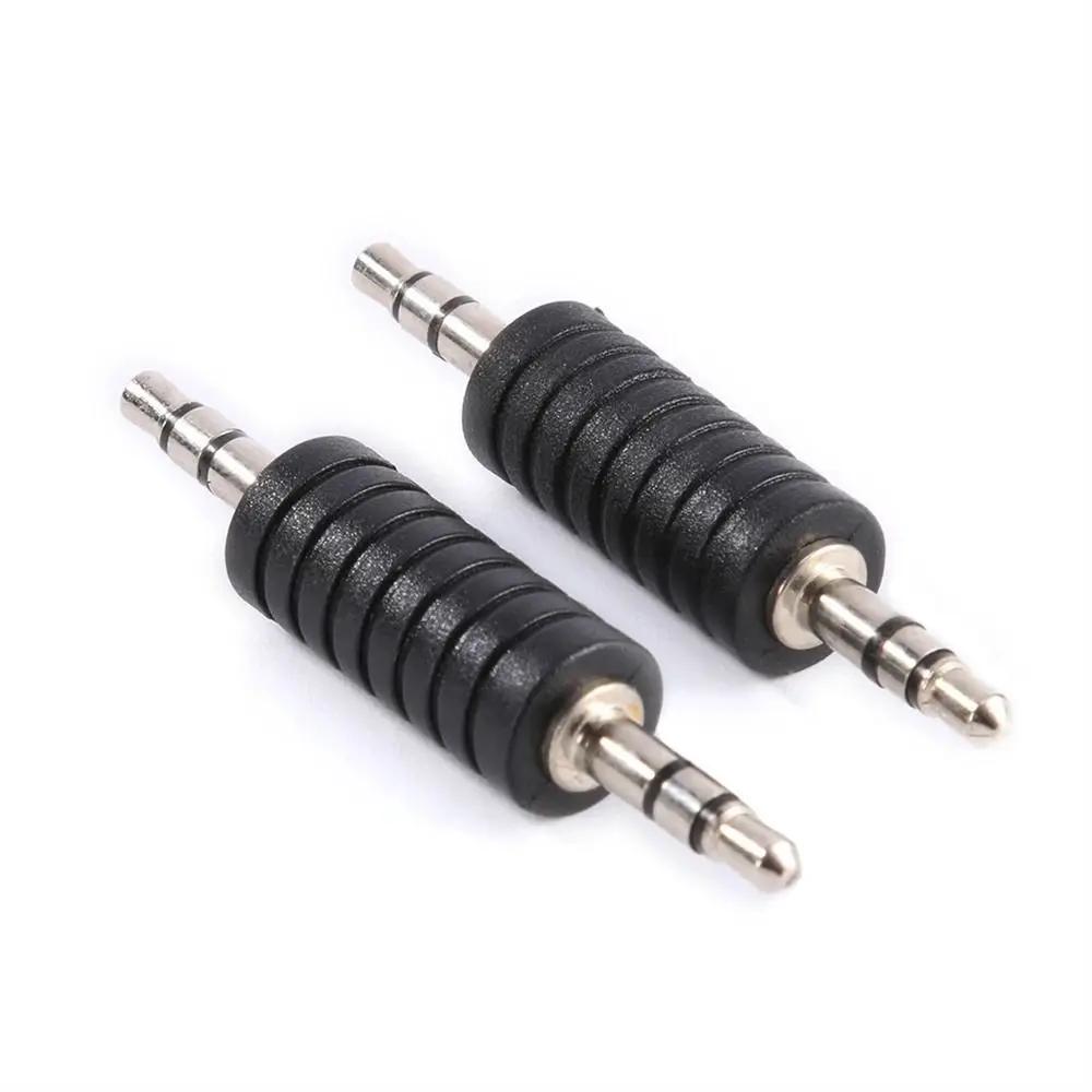 

2 PCS 3.5MM to 3.5MM Audio Straight Jack Adapter Durable Male to Male Audio Plug for Earphone Mobile Phone