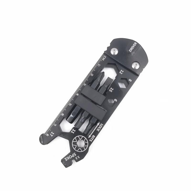 Jun Shi Stainless Steel Portable Bicycle Multi-tool Card (2-Pack)