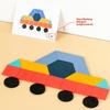 Wooden Tangram Puzzle Toys, Geometric Shape Toys, Parent Child Interactive Educational Toys, Holiday Gifts And Birthday Gifts.