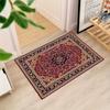 1pc Bohemian Persian Welcome Mat Dirt Resistant Indoor Outdoor Entrance Rug for Living Room Bathroom Kitchen Absorbent Bath Mat