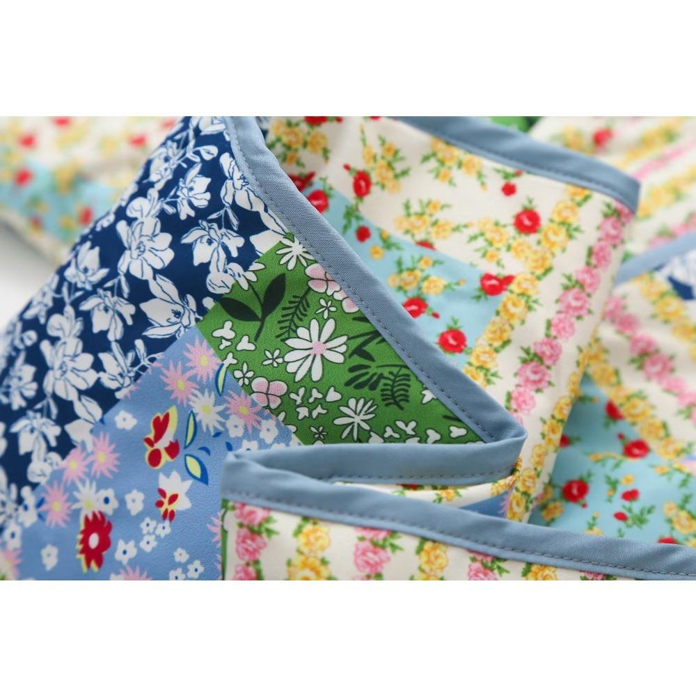 GMXIA Damen Vintage Lässig Floral Print Frühling Herbst Langarm POLO Kragen Jacken & Mäntel