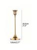 1pcs Vintage Modern Decorative Centerpiece Candlestick For Fireplace, Wedding, Party, Housewarming Gift Gifts Birthday Graduation