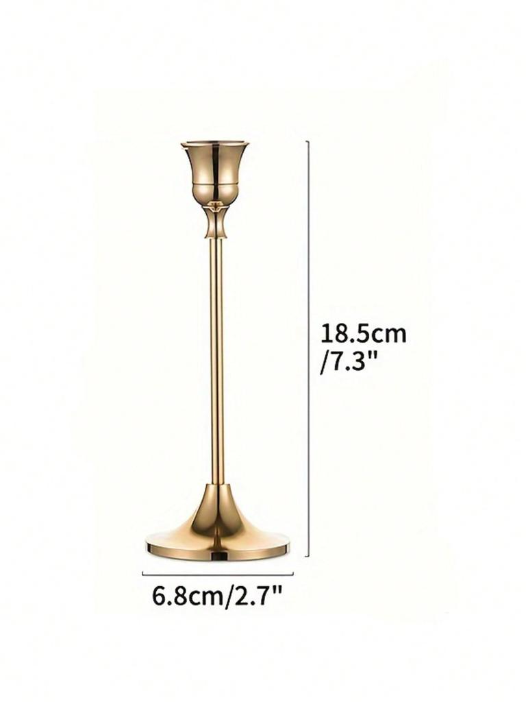 1pcs Vintage Modern Decorative Centerpiece Candlestick For Fireplace, Wedding, Party, Housewarming Gift Gifts Birthday Graduation