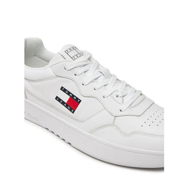 Мужские кроссовки Tommy Jeans Tjm cupsole кожа ess em0em01443 белые