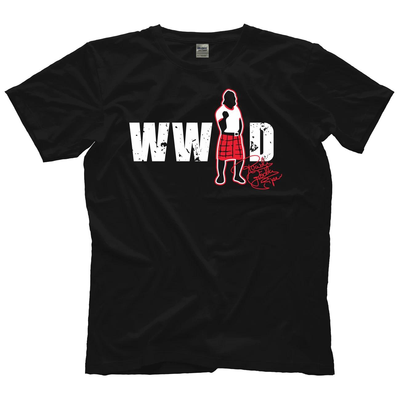 Rowdy Roddy Piper - WWRD? Men s and Women s T-shirts S
