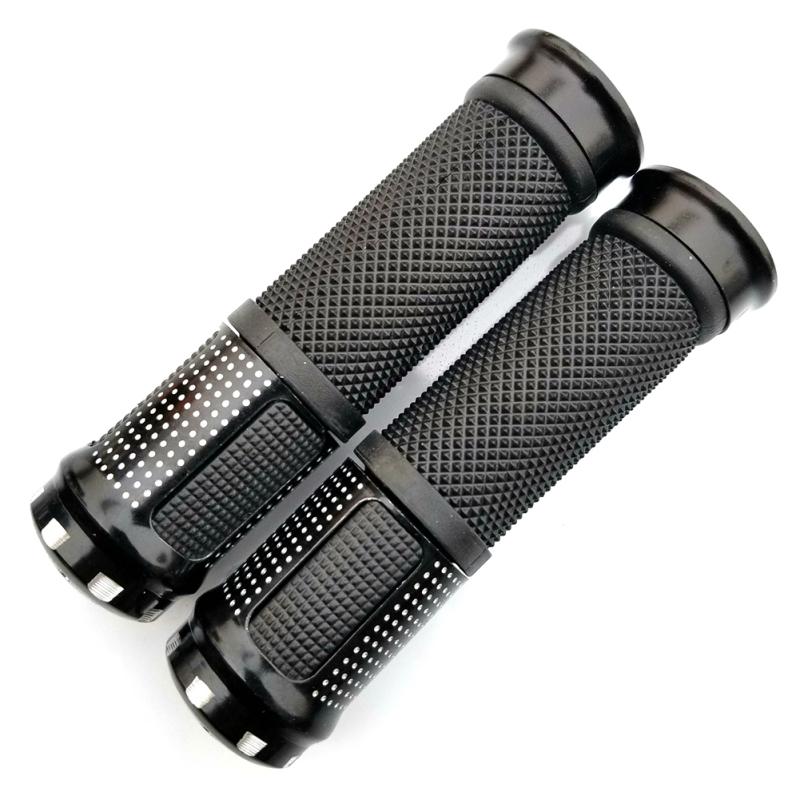 1 Pair Aluminum Alloy Bicycle Grip Cover Mountain Bike Non-slip Wear-resistant Bicycle Accessories