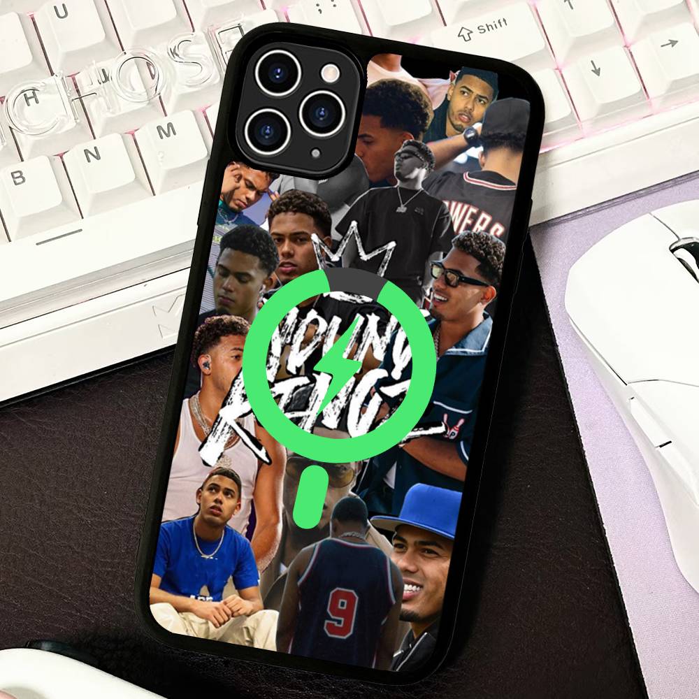 

Myke Towers Rapper For IPhone 17 Air 16 E 15 14 13 12 11 Pro Max Plus PC Shock TPU Cover For Magsafe Phone Cover iPhone 17pro max
