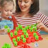 1 set Frog Balance Toy Educational Focus Training Toy Parent- Child Party Multiplayer Puzzle Game Toys Festival Party Gifts