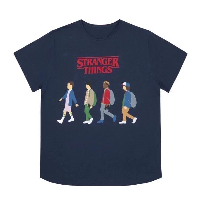 Футболка Stranger Things Netflix L/XL Синяя Новая- 4XL