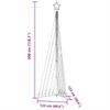 LED Christmas Tree 495 Multicolor LEDs 300.5 Cm