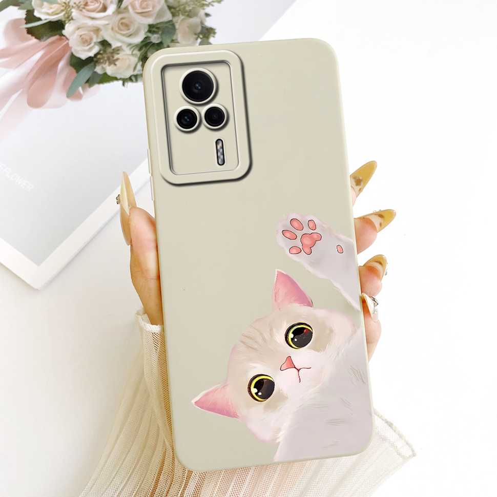 For Redmi K60E 5G 22122RK93C Case Lovely Cartoon Design Silicone Back Cover For Redmi K60e K60E 5G 6.67" Phone Cases Shockproof