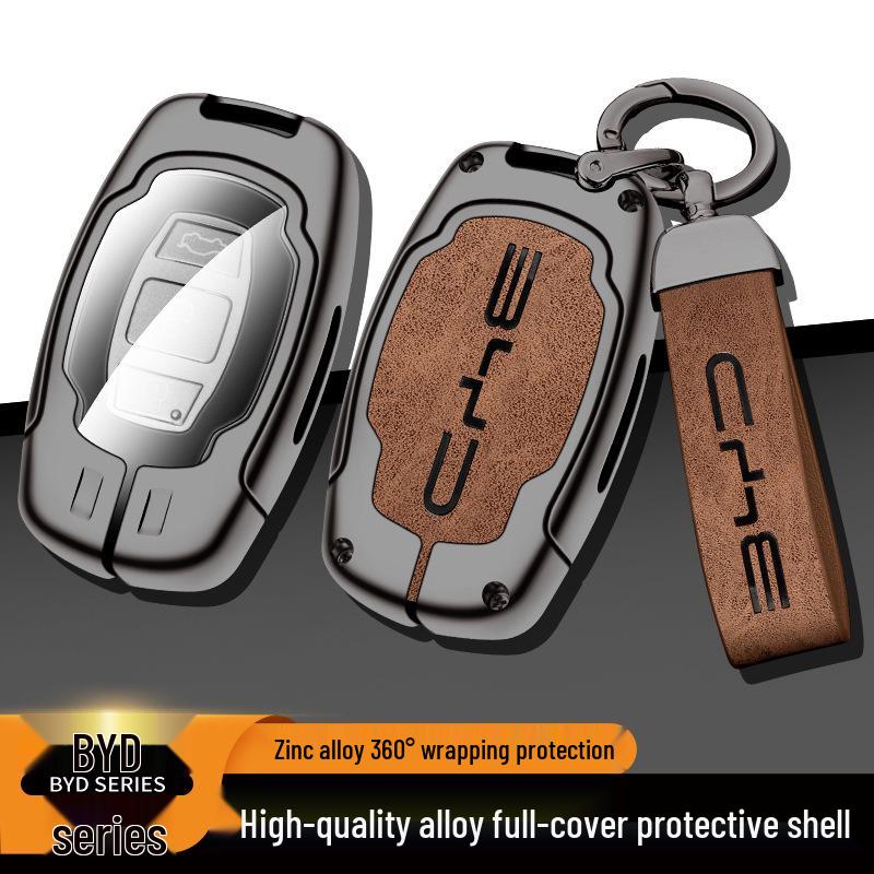 BYD E5 Suri/S7/F3/Song/G5/Qin/F0/L3 Metal Key Fob Case for Older Models