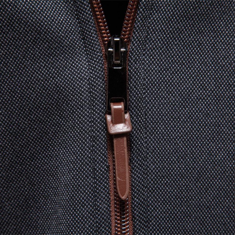 AIOPESON Hanorac cu Fermoar Bărbați Culoare Solidă Iarnă Călduros Retro Streetwear Design Minimalist Articole Sport Hanorace cu Glugă și Fermoar