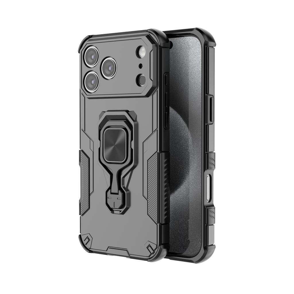 Magnetic Rotating Folding Stand Ring Bracket Phone Case For iPhone 17 Air 16E 13 14 15 16 Plus 17 Pro Max Shockproof Armor Cover