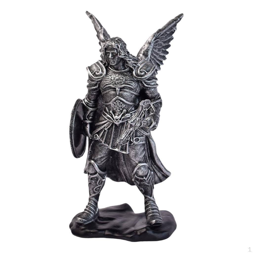Resin Decoration with Retro Design Statue Creative Artistic Collection Ornamental Sculpture for Desk