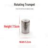 small stainless steel spice jars - 10 count
