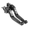 FENGSHENG Folding and Telescopic Adjustable Aluminum Brake and Clutch Levers for Ninja 250 Ninja Ninja 250R Ninja 250SL 250TR Z125 Pro KSR Pro Z250SL