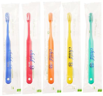 Fukuda Brush Kogyo Οδοντόβουρτσες για Παιδιά Κατασκευασμένες στην Ιαπωνία (Τακτικός), Συσκευασία 20 τεμαχίων,