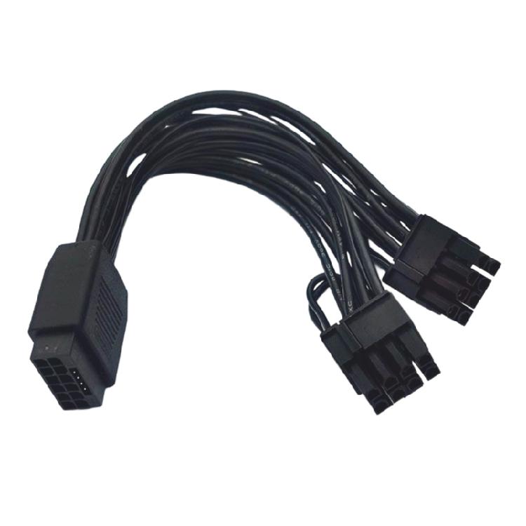 

16AWG 16Pin To Double 8Pin GPU Power Extension Cable Flexible For Optimal Energy Transfer 1