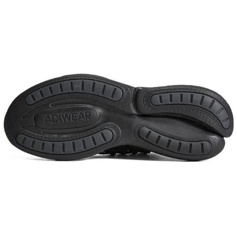 Adidas Alphaboost V1 Modne Wygodne Amortyzacja Trwałe Oddychające Buty do Biegania Niskie Męskie Sneakersy Czarne IG3073