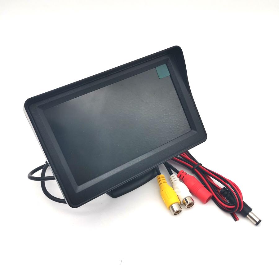 4.3" LCD Car Standalone Monitor Display Screen For Car Rear View Parking Camera