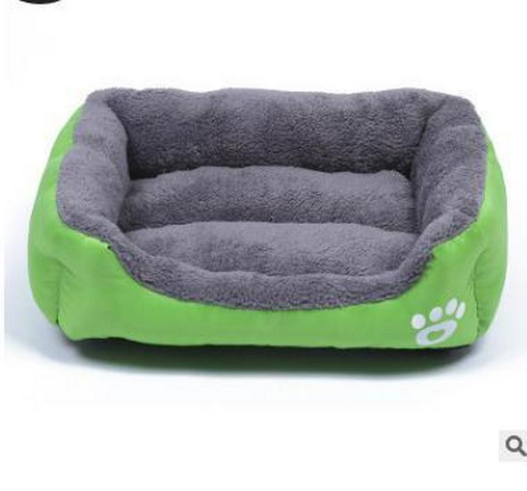 

Конфетный цвет Всесезонное универсальное гнездо для питомца - Кровать для собаки и охлаждающий коврик для тедди и померанского шпица S зелёный