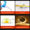 DC 5V COB LED Strip Light With USB 2PIN Wire DC Plug 8MM 320LED High Density Flexible Tape 3000K 4000K 6000K Warm Natural White