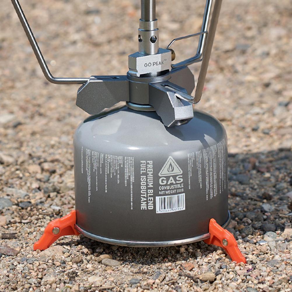 Magnetic Tripod Gas Tank Bracket Multifunctional Camping Stove Stand Outdoor Stove Holder for Backpacking Cooking