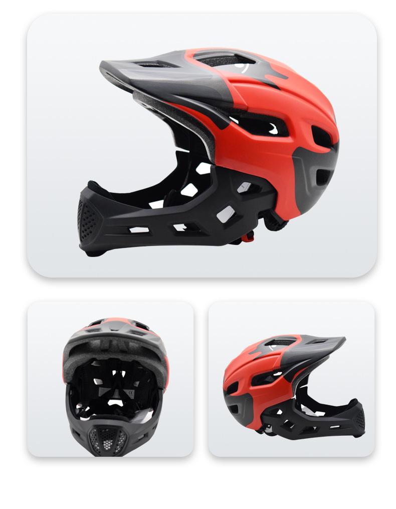 Kids Full Face Safety Helmet for Balance Bike, Cycling, Skateboarding & Roller Skating - Protective Gear for Boys & Girls