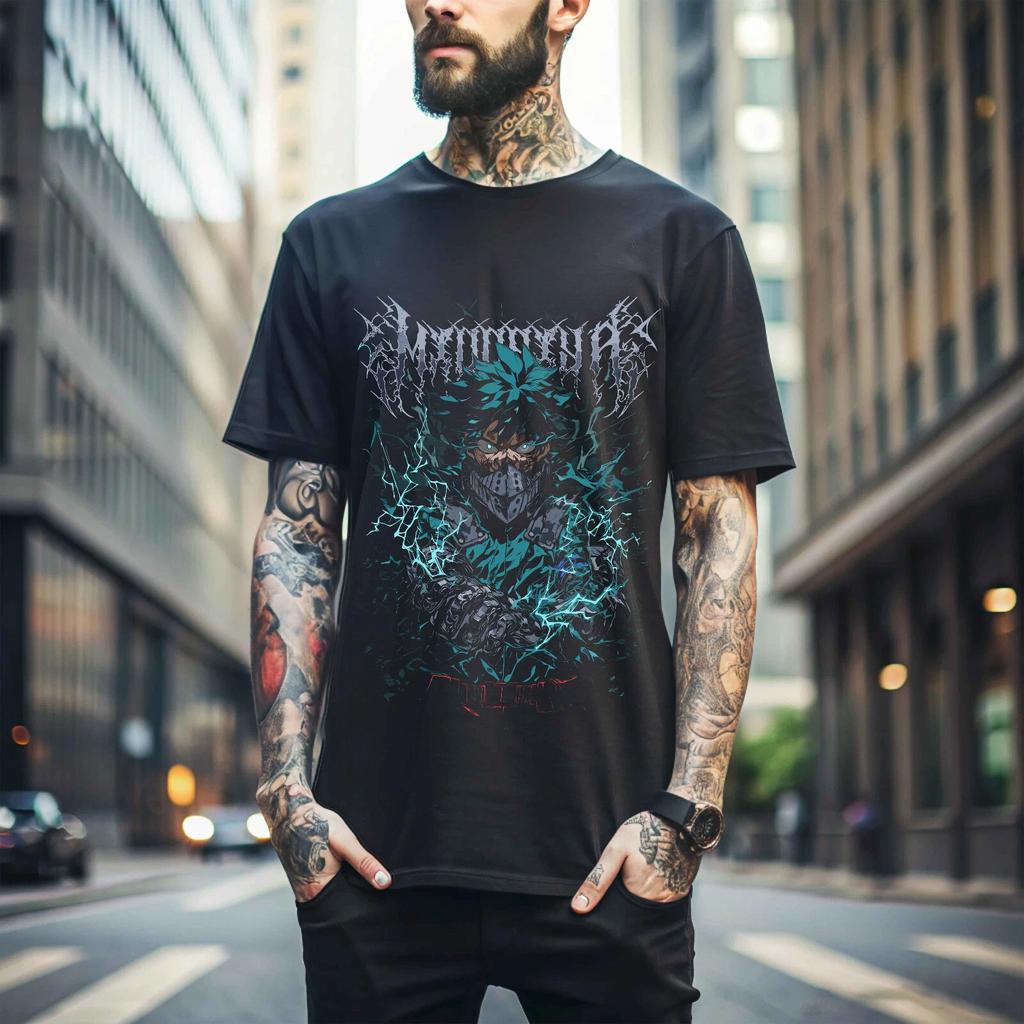 100% katoen TOPS UNISEX T-SHIRTS HEREN DAMES Deku T-Shirt All Might Boku No Hero Academia Katsuki Midoriya Shoto Dabi NIEUW 481
