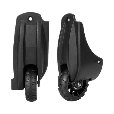 1 Pair Practical PVC Directional Wheels for Luggage Suitcases with Enhancing Wear Resistance and Precise Control for Stable Movement