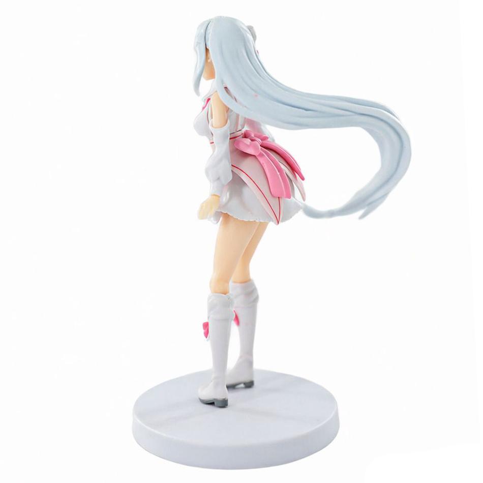 17Cm Anime Re:Life In A Different World From Zero Anime Figure Emilia Kawaii Girl Pvc Peripheral Collect Model Toys Gifts