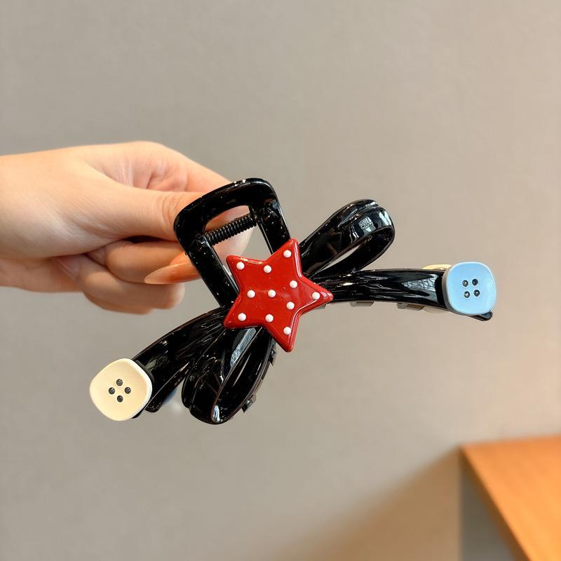 Elegant French Retro Small Shark Hair Clip for Thin Hair