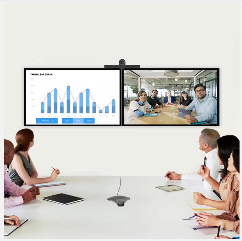 USB-Freisprechmikrofon Konferenzmikrofon Omnidirektionales Computermikrofon 360° Spracherfassung mit Stummschalttaste für Skype/Videokonferenz