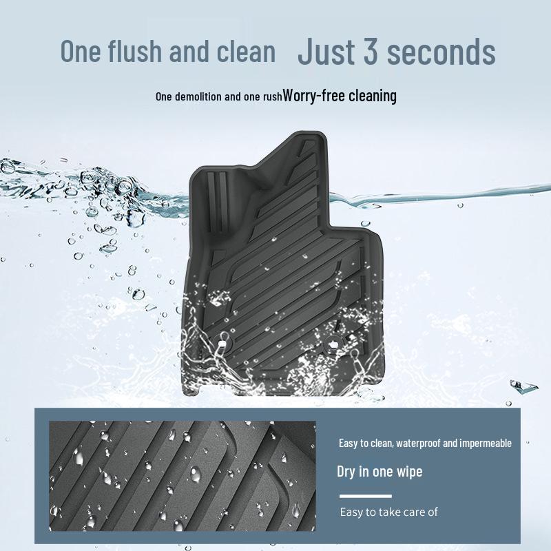 Compatible TPE Floor Mats & Trunk Mats for 25 Lynk & Co Z20 Models - Vehicle-Specific Seat Back Mats Included