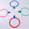 Educational Hopscotch Ring Training Game For Kids Body Sensory Development Antislip Plastic Hoops for Outdoor Activity