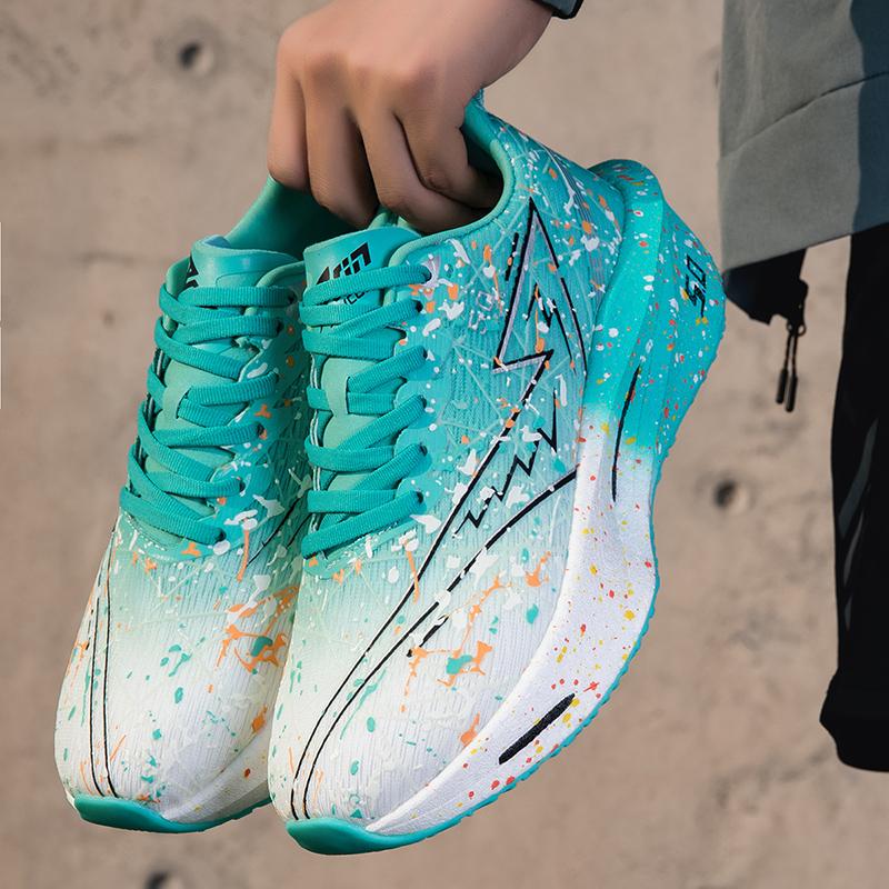 Lightweight Running Sports Shoes Men Women Damping Sneakers Breathable Mesh Trainers Anti-slip Tennis Basketball Training Shoes