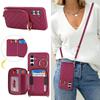 Case for Galaxy A54 5G - Leather/PU, Wine, With Stand