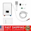 4500W 110V Whole House Electric Tankless Instant Water Heater Hot Water Dispenser with LED Digital Display Screen for Home White