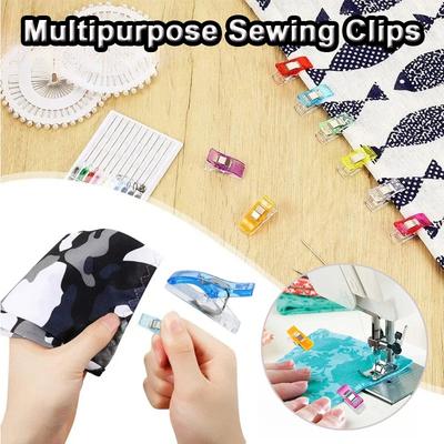 10/20 Pezzi Clip per Abbigliamento Clip Multiuso per Cucito Spille Colorate per Vestiti Toppe di Posizionamento Fermagli per Patchwork e Lavoro a Maglia Strumenti per Cucito