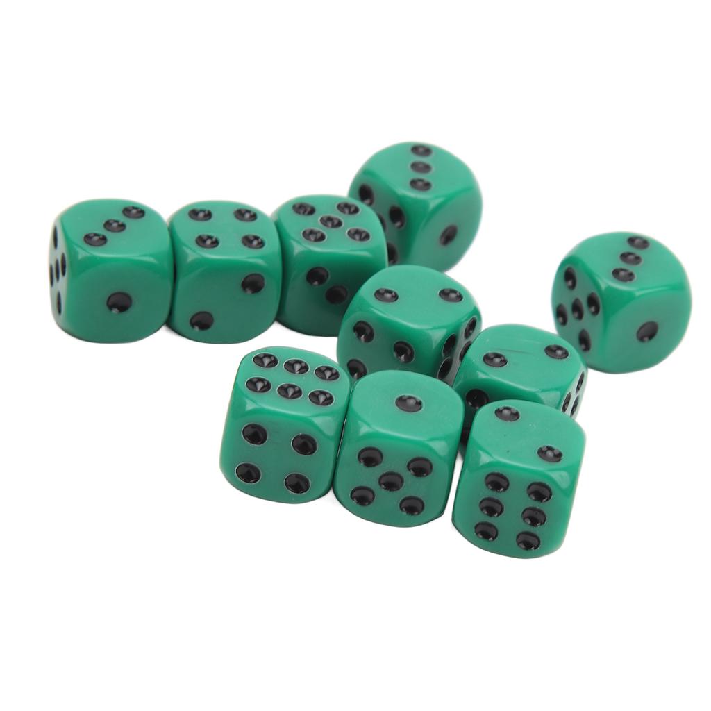 20Pcs 16mm Rounded Corner Dice 6 Sided Game Dice Set for Table Board Games Math Games