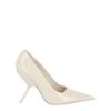 Eva X5 Pantent Leather Pumps White