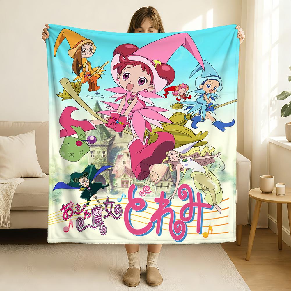 Anime Magical DoReMi Blanket Soft and Skin Friendly For Couch Bed Napping Bedspread All Seasons Comforter