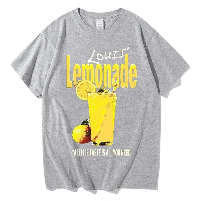 Louis Tomlinson Lemonade 2026 T Shirts Men Women Harajuku High Quality Fashion Tshirts Retro Oversized Cotton Tshirt Tops