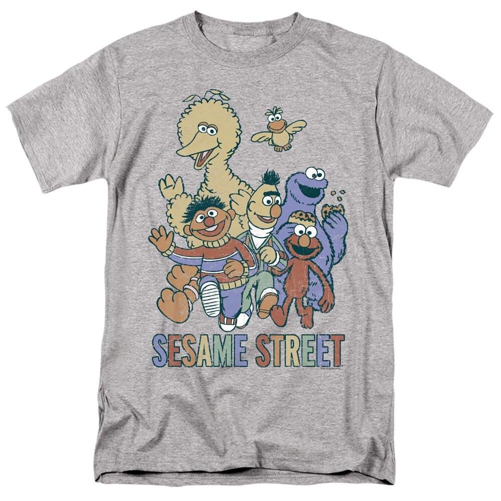 Sesame StrFFt  Colorful Group  T-Shirt - Regular or Tank - to 5X M