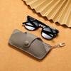 Storage Eyeglasses Protective Box Eyewear Holder Hanging Sunglasses Bag Leather  Glasses Case